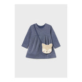 Mayoral Baby Girl Navy Dress and Bag